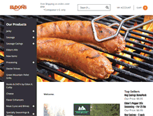 Tablet Screenshot of eldonsausage.com